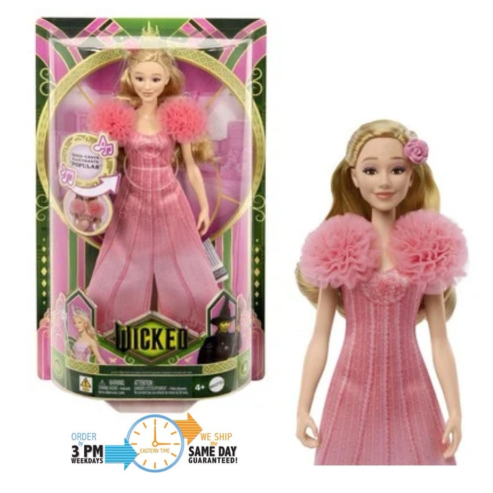 Wicked Singing popular Glinda Doll collector’s wicked doll NEW